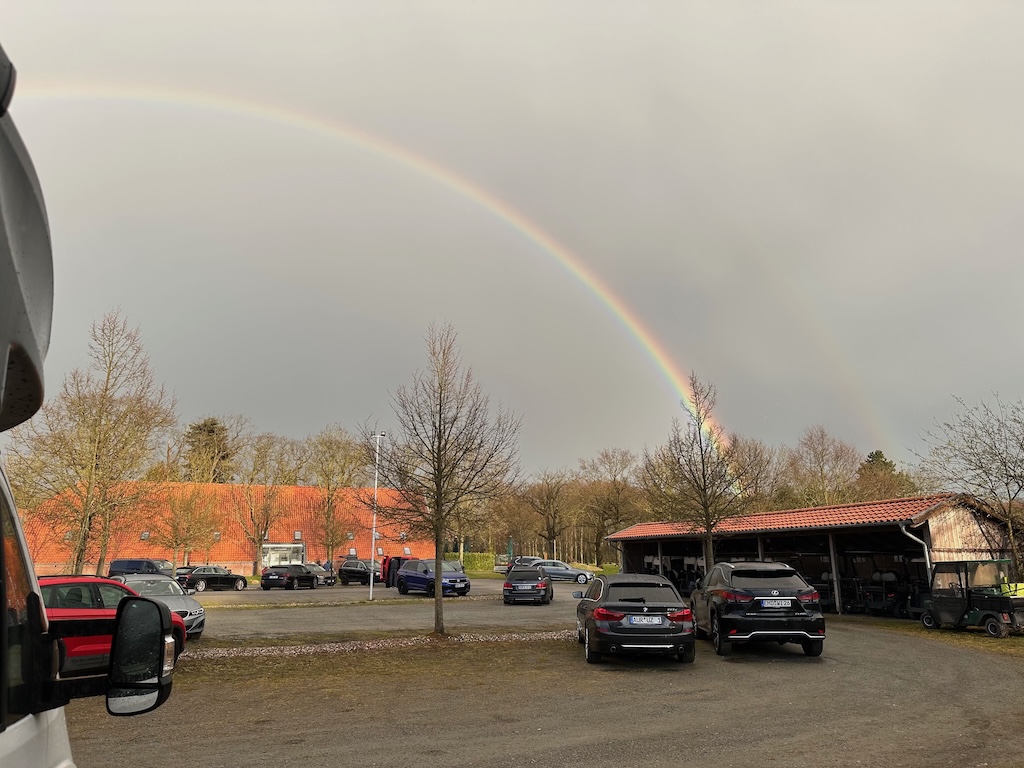 Lütetsburg Sicht vom Wohnmobil Stellplatz